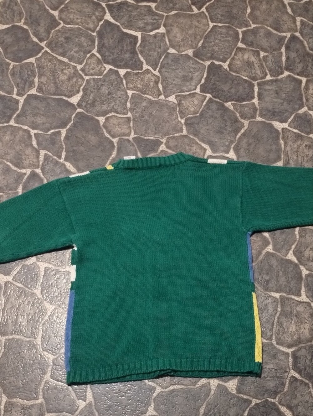 Alexandra Bartlett Hand Crafted Button Up St. Patrick's Day Sweater Rare 90s Vge View 4